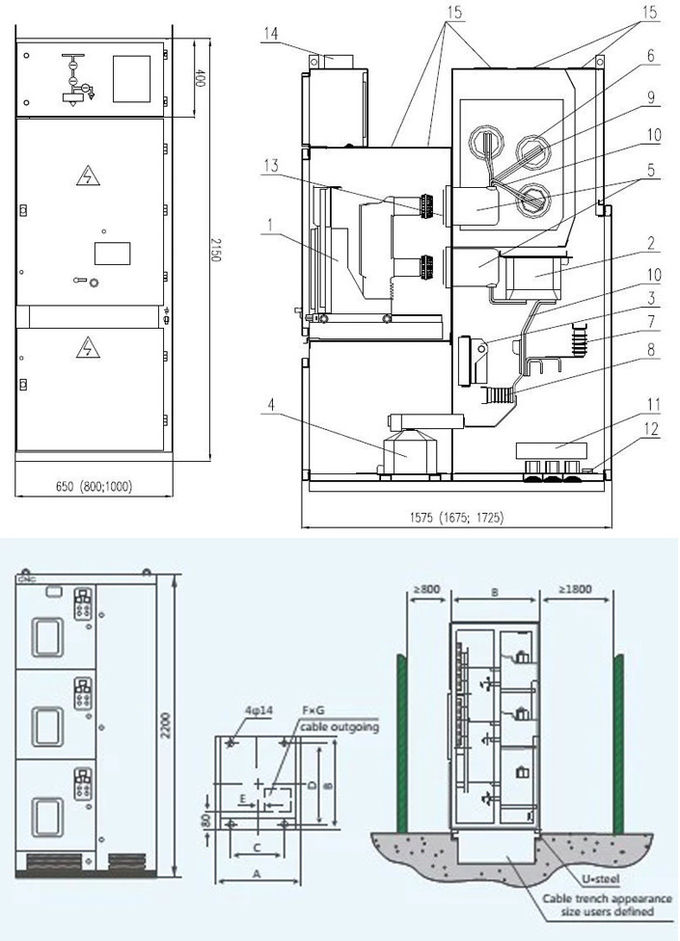 Indoor Removable Type High Voltage Switchgear